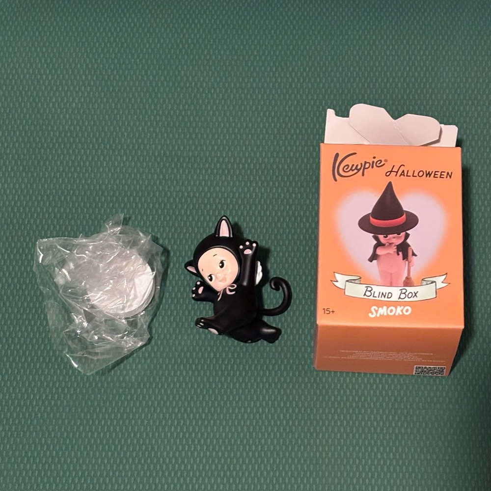 Halloween CAT Themed Kewpie Figurine